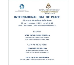 giornata mondiale della pace